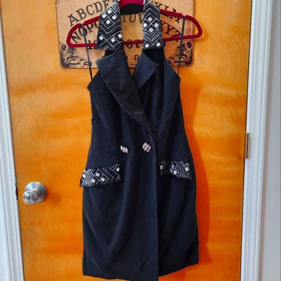 Niteline | Dresses | Vintage Tuxedo Dress | Poshmark